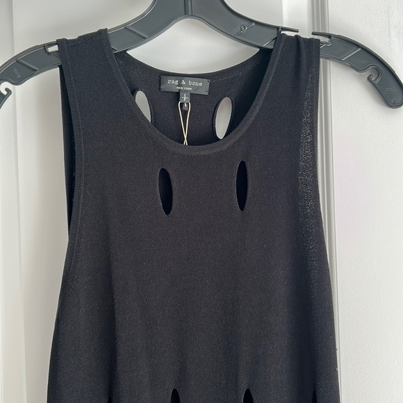 Rag & Bone Cutout Slit Knit Maxi Dress - Picture 3 of 14